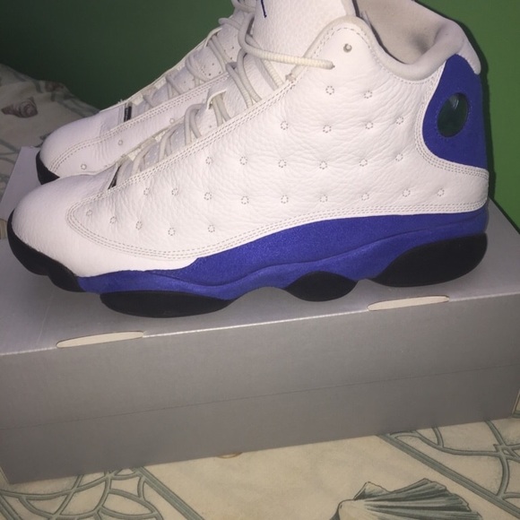 Jordan Retro 13 white/blue - Picture 3 of 4